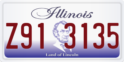 IL license plate Z913135
