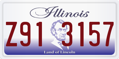 IL license plate Z913157