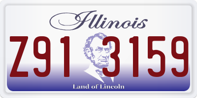 IL license plate Z913159