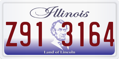 IL license plate Z913164