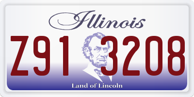 IL license plate Z913208