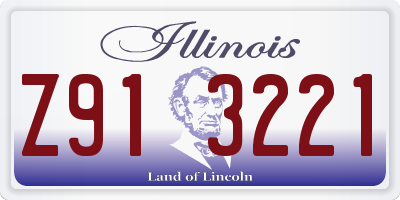 IL license plate Z913221
