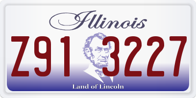 IL license plate Z913227