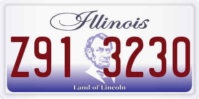 IL license plate Z913230