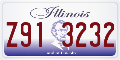 IL license plate Z913232