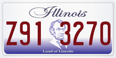 IL license plate Z913270