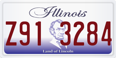 IL license plate Z913284