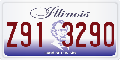 IL license plate Z913290