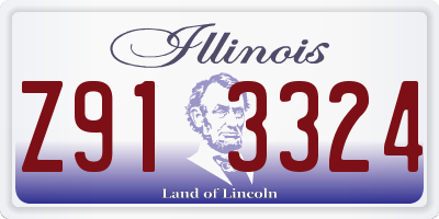IL license plate Z913324