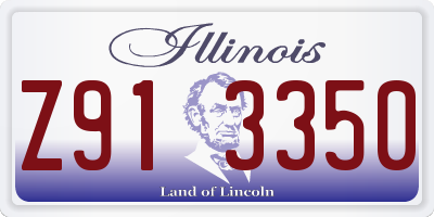 IL license plate Z913350