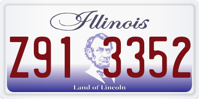 IL license plate Z913352