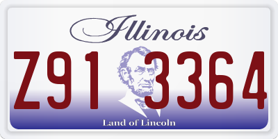 IL license plate Z913364