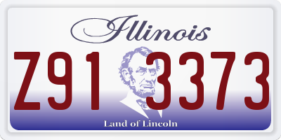 IL license plate Z913373