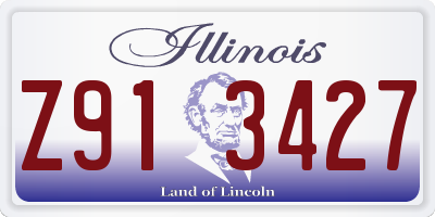IL license plate Z913427