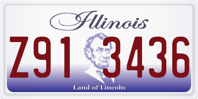 IL license plate Z913436