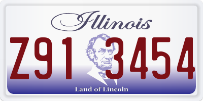 IL license plate Z913454