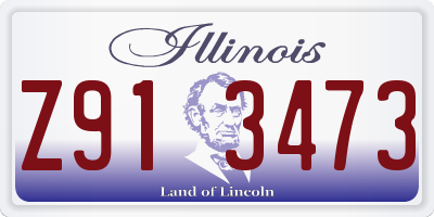IL license plate Z913473