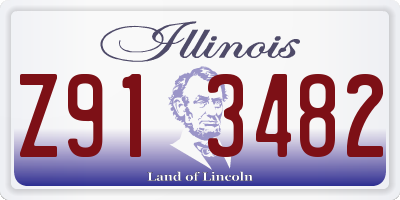 IL license plate Z913482