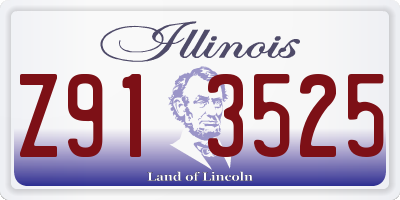 IL license plate Z913525