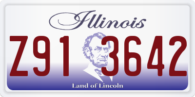IL license plate Z913642