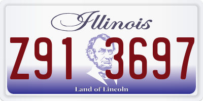 IL license plate Z913697