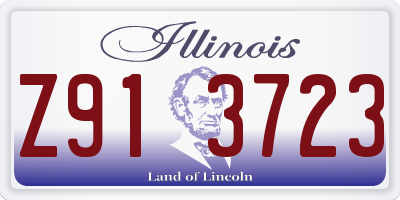 IL license plate Z913723