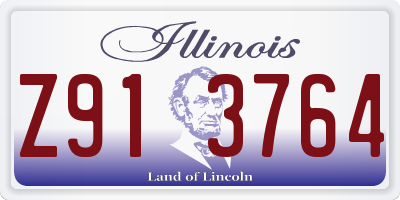 IL license plate Z913764