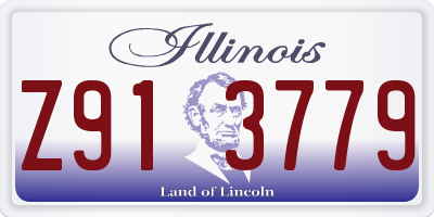 IL license plate Z913779