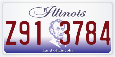 IL license plate Z913784