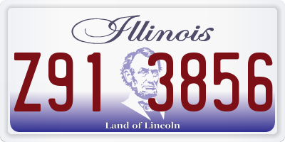 IL license plate Z913856