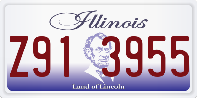 IL license plate Z913955