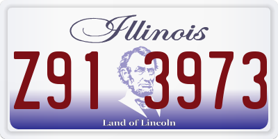 IL license plate Z913973