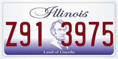 IL license plate Z913975