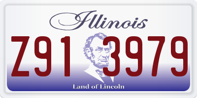 IL license plate Z913979