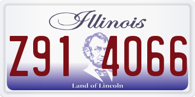 IL license plate Z914066