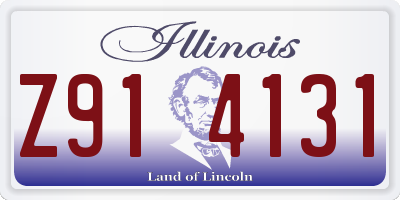 IL license plate Z914131