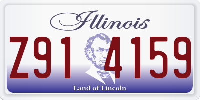 IL license plate Z914159