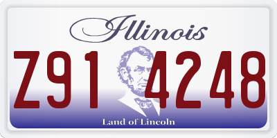 IL license plate Z914248