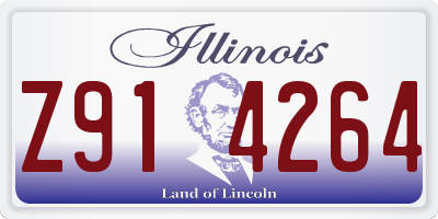 IL license plate Z914264