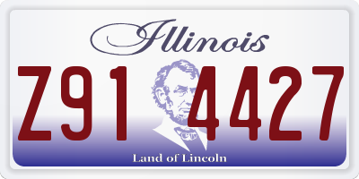 IL license plate Z914427