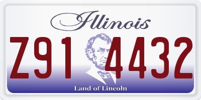 IL license plate Z914432