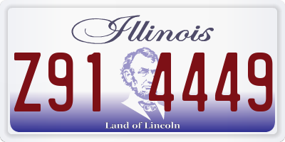 IL license plate Z914449