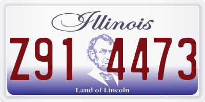 IL license plate Z914473