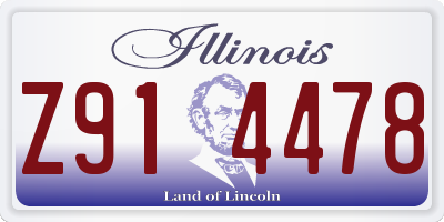 IL license plate Z914478
