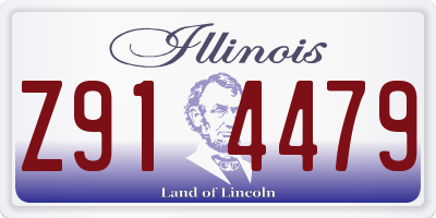 IL license plate Z914479