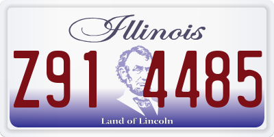 IL license plate Z914485