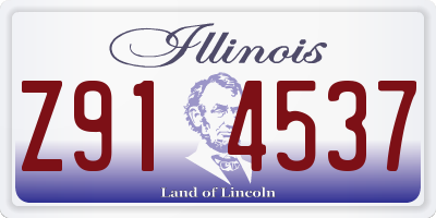 IL license plate Z914537