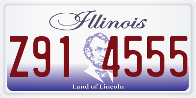 IL license plate Z914555