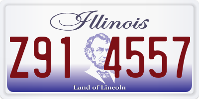 IL license plate Z914557