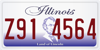 IL license plate Z914564